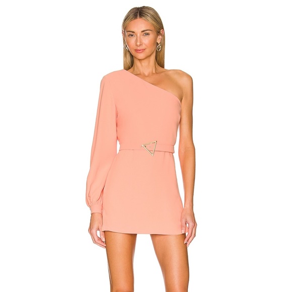 Amanda Uprichard Santos Romper in Nectarine - Picture 1 of 7